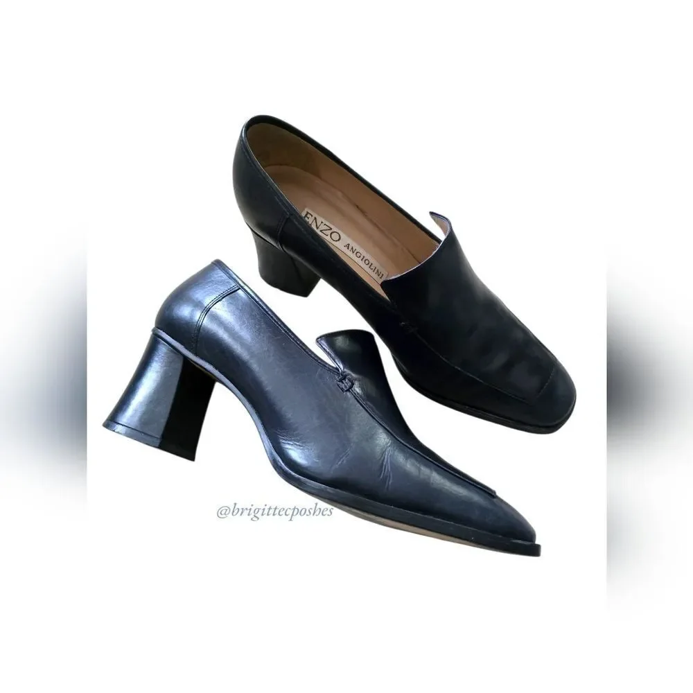 ENZO ANGIOLINI Navy Blue Size 8M